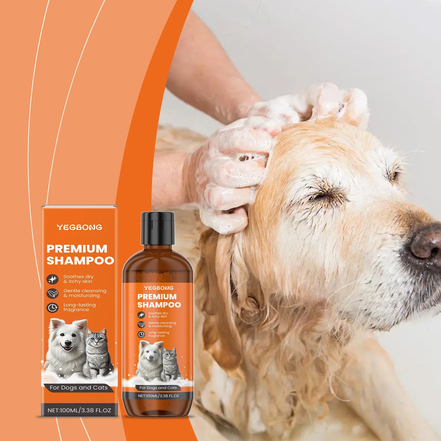 Shampoo Naturale all’Olio di Cocco per Cani e Gatti