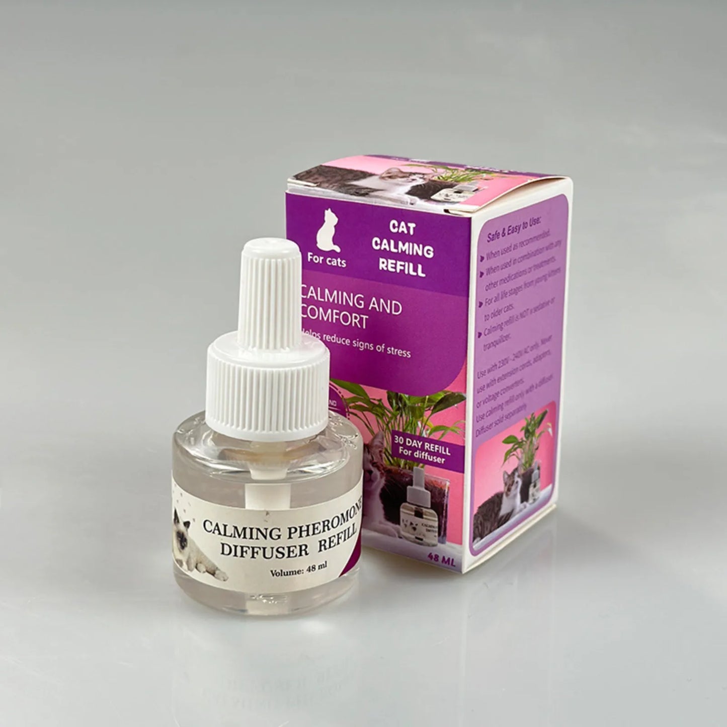 Diffusore Calmante ai Feromoni per Gatti – 48 ml