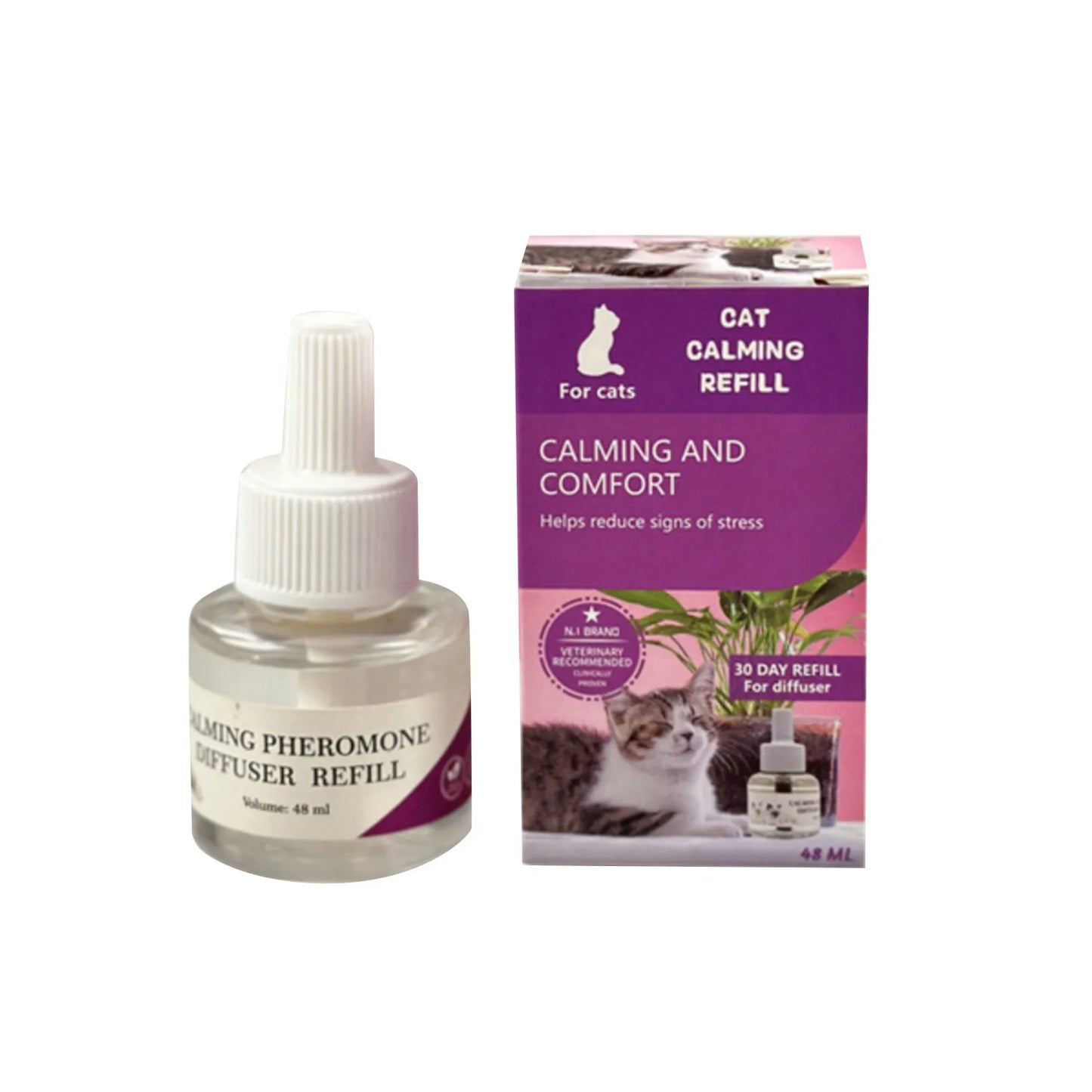 Diffusore Calmante ai Feromoni per Gatti – 48 ml