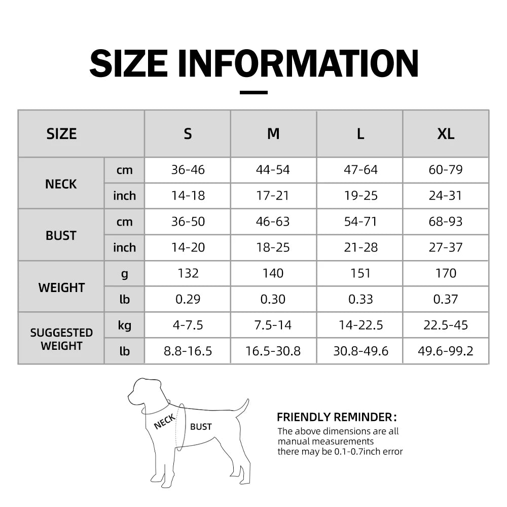 Pettorina Antistrappo Riflettente Regolabile