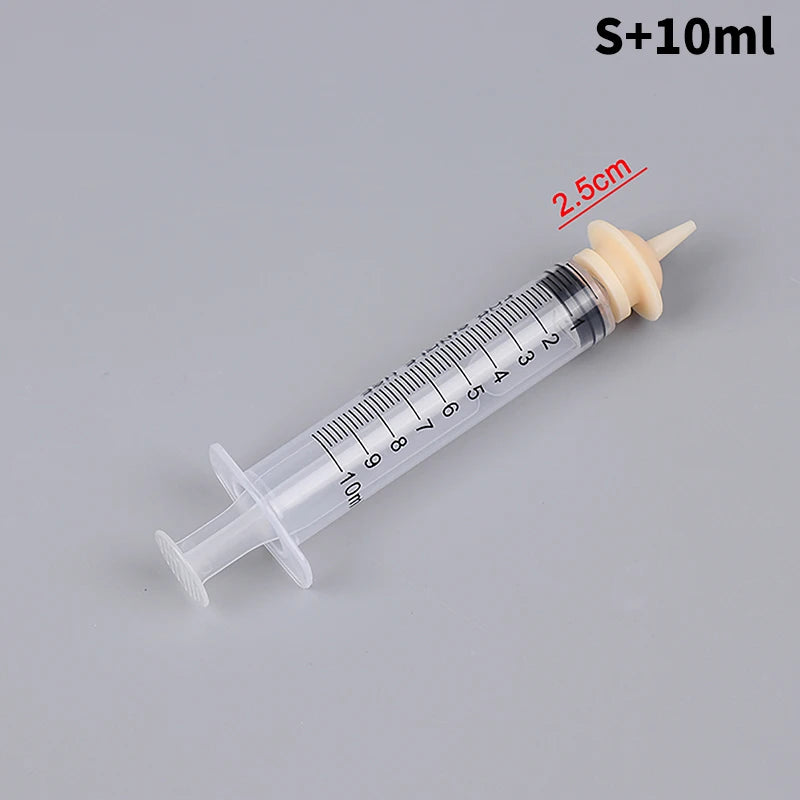 Biberon e Siringa per Alimentazione di Cuccioli e Gattini – Con Beccuccio in Silicone