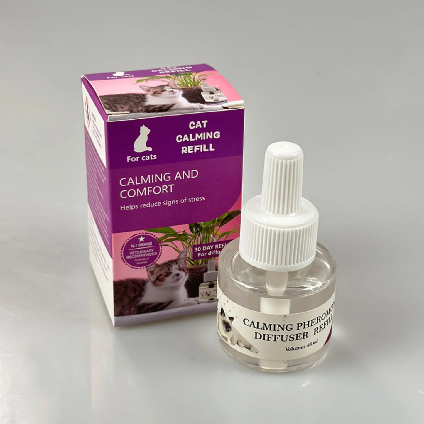 Diffusore Calmante ai Feromoni per Gatti – 48 ml