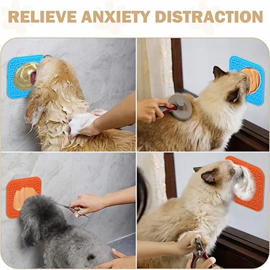 Tappetino Slow-Feeding in Silicone per Cani e Gatti